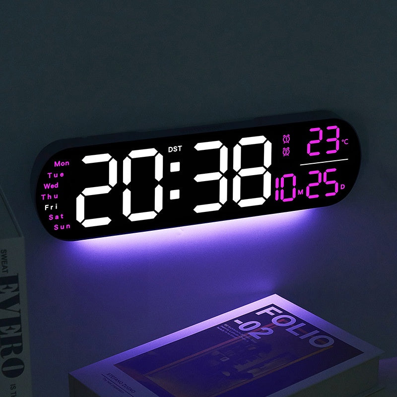 "WEIX - Multifunktionale LED Display-Uhr" - Smarte Digital-Uhr