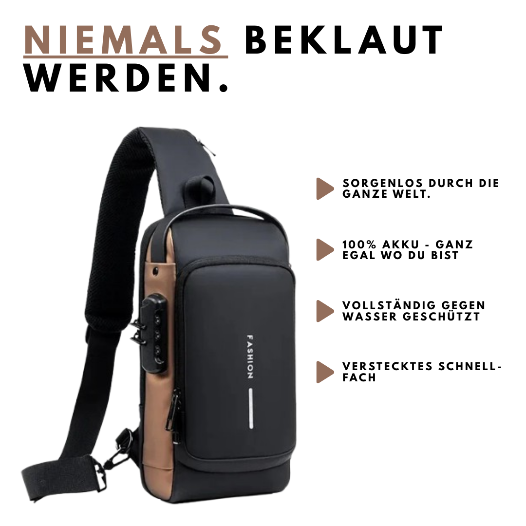 "Weix - Fashion Shoulder Bag" - Anti-Diebstahl Schultertasche