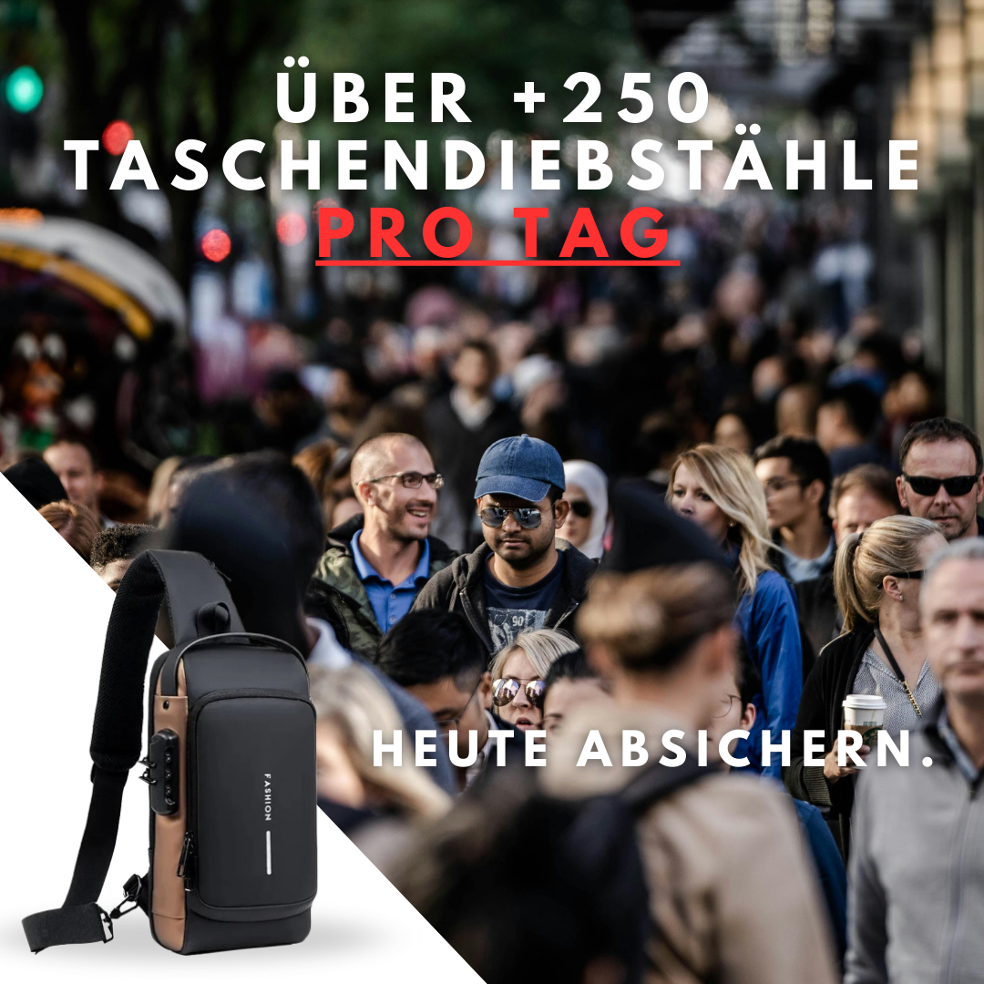 "Weix - Fashion Shoulder Bag" - Anti-Diebstahl Schultertasche